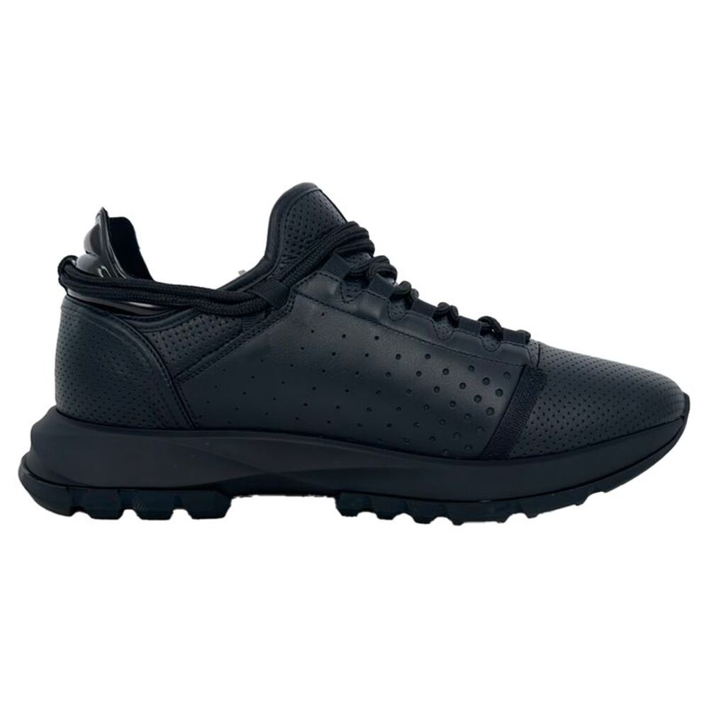 Givenchy Spectre Perforated Sneakers in Black Leather